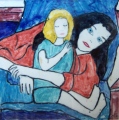 ingrid-ohayon - FEMMES ET ENFANTS -Emaux de grès