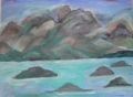 Paysage tout simple - Peintures à l'huile