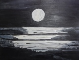 Claire de lune vue le jour - Peintures photoluminiscentes