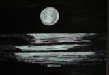 Claire (vue dans l'obscurité) - Peintures photoluminiscentes