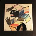 La bataille des têtes à claques - Fighting - ABSTRAIT - Emaux de grès